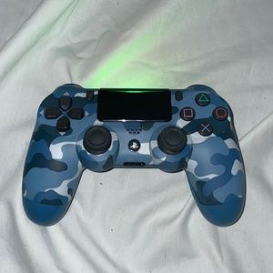 playstation controller blue camouflage
